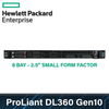 HPE ProLiant DL360 G10 - 8 Bay 2.5 Inch Small Form Factor - 2U Server - Configure to Order