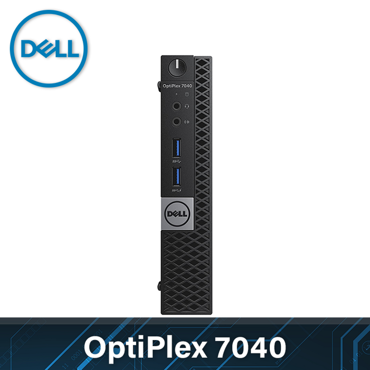 Dell OptiPlex 7040 Micro Workstation - Intel Core i3-6100T 3.2GHz 2 Core  Processor - 8GB (2x 4GB) DDR4-2133 - 128GB SSD - Intel HD Graphics 530 -  WiFi ...