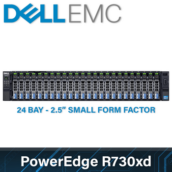 Dell EMC 13G PowerEdge R730xd - 24 Bay 2.5 Inch Small Form Factor - 2U Server - Configure to Order