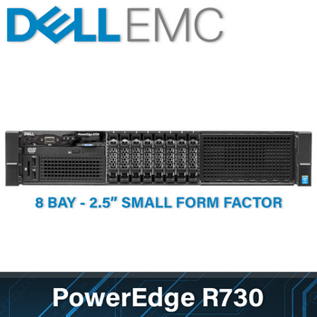 Dell Poweredge R730 SFF 8x 2U Rack Server
