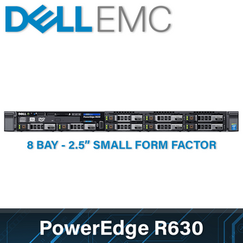 Dell EMC 13G PowerEdge R630 - 8 Bay 2.5 Inch Small Form Factor - 1U Server - Configure to Order