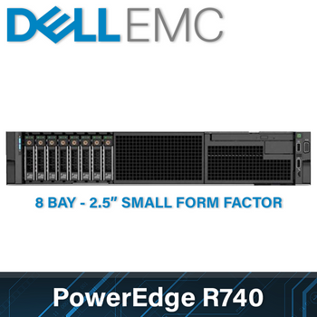 Dell EMC 14G PowerEdge R740 - 8 Bay 2.5 Inch Small Form Factor - 2U Server - Configure to Order