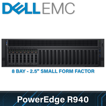 Dell EMC 14G PowerEdge R940 - 8 Bay 2.5 inch Small Form Factor - 3U Server - Configure to Order