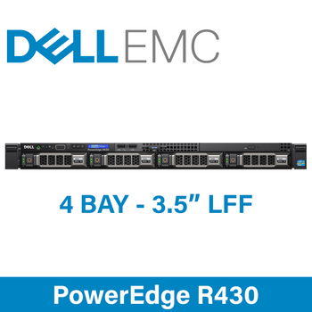 Dell 13G PowerEdge R430 - 4 Bay 3.5" Large Form Factor - 1U Server - Configure to Order