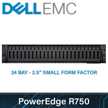 Dell EMC 15G PowerEdge R750 - 24 Bay 2.5 Inch Small Form Factor - 2U Server - Configure to Order Dell EMC 15G PowerEdge R750 - 24 Bay 2.5 Inch Small Form Factor - 2U Server - Configure to Order