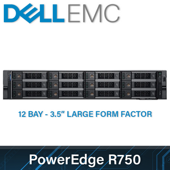 Dell EMC 15G PowerEdge R750 - 12 Bay 3.5 Inch Large Form Factor - 2U Server - Configure to Order