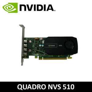 Dell Nvidia Quadro NVS 510 2GB DDR3 4x Mini-DP PCI-e Graphics Card