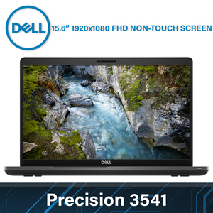 Dell Precision 3541 Business Laptop - Intel Core i7-9850H 2.6GHz 6 Core Processor - 16GB DDR4 2666MHz - 512GB NVMe Solid State Drive - 15.6” FHD Non-Touch Screen - Nvidia Quadro P620 - Windows 10 Professional - Ready to Order 
