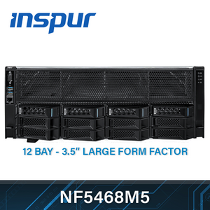 Inspur NF5468M5 - 8x V100 32GB GPUs - 2x Intel Xeon 8260s - 256GB DDR4 - AI Deep Learning Server