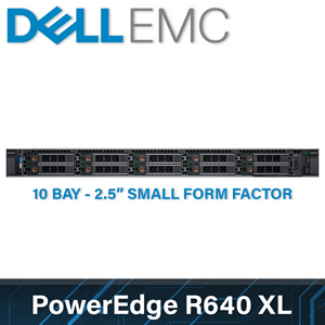 Dell EMC 14G PowerEdge R640XL - 10 Bay 2.5 Inch Small Form Factor - 1U Server - Custom Configuration