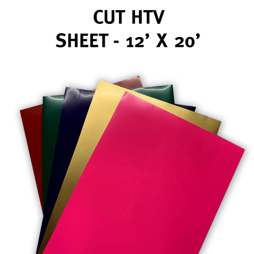 Individual Heat Transfer Vinyl Sheets