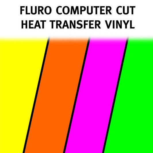 Fluoro Computer Cut Heat Transfer Vinyl Range - Elite Heat Transfer Media