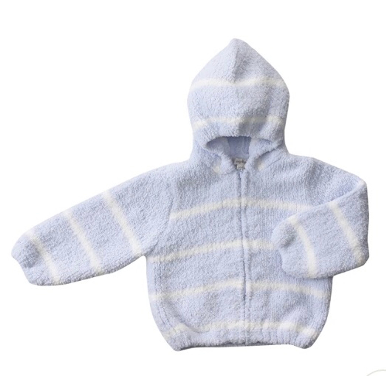Angel Dear Blue/Ivory Chenille Hoodie - The Red Balloon