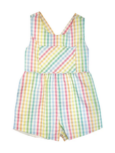 Beaufort Bonnet Reagan Romper Old Preston Plaid Beaufort Bonnet Reagan Romper Old Preston Plaid