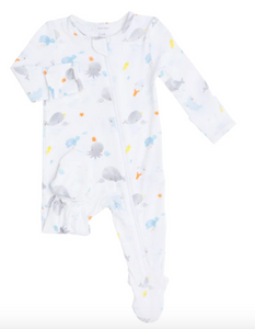 Angel Dear Baby Shark Zip Footie Angel Dear Baby Shark Zip Footie