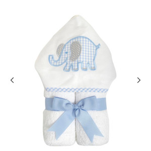 3 Marthas Blue Elephant Towel 3 Marthas Blue Elephant Towel