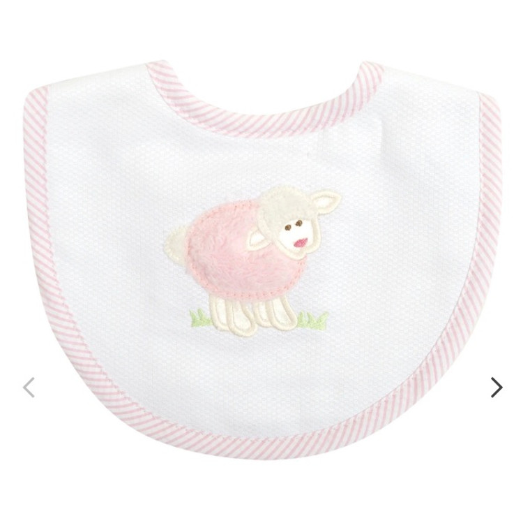 3 Marthas Pink Lamb Bib