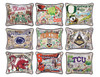 Collegiate Embroidered Pillows