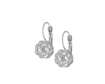 Run For The Roses Earring - Silver