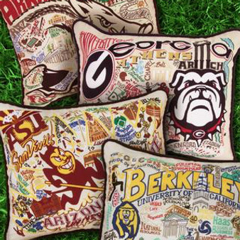 Collegiate Embroidered Pillows