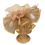 Annmarie Fascinator in Gold