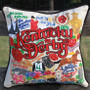 KY Derby Embroidered Pillow