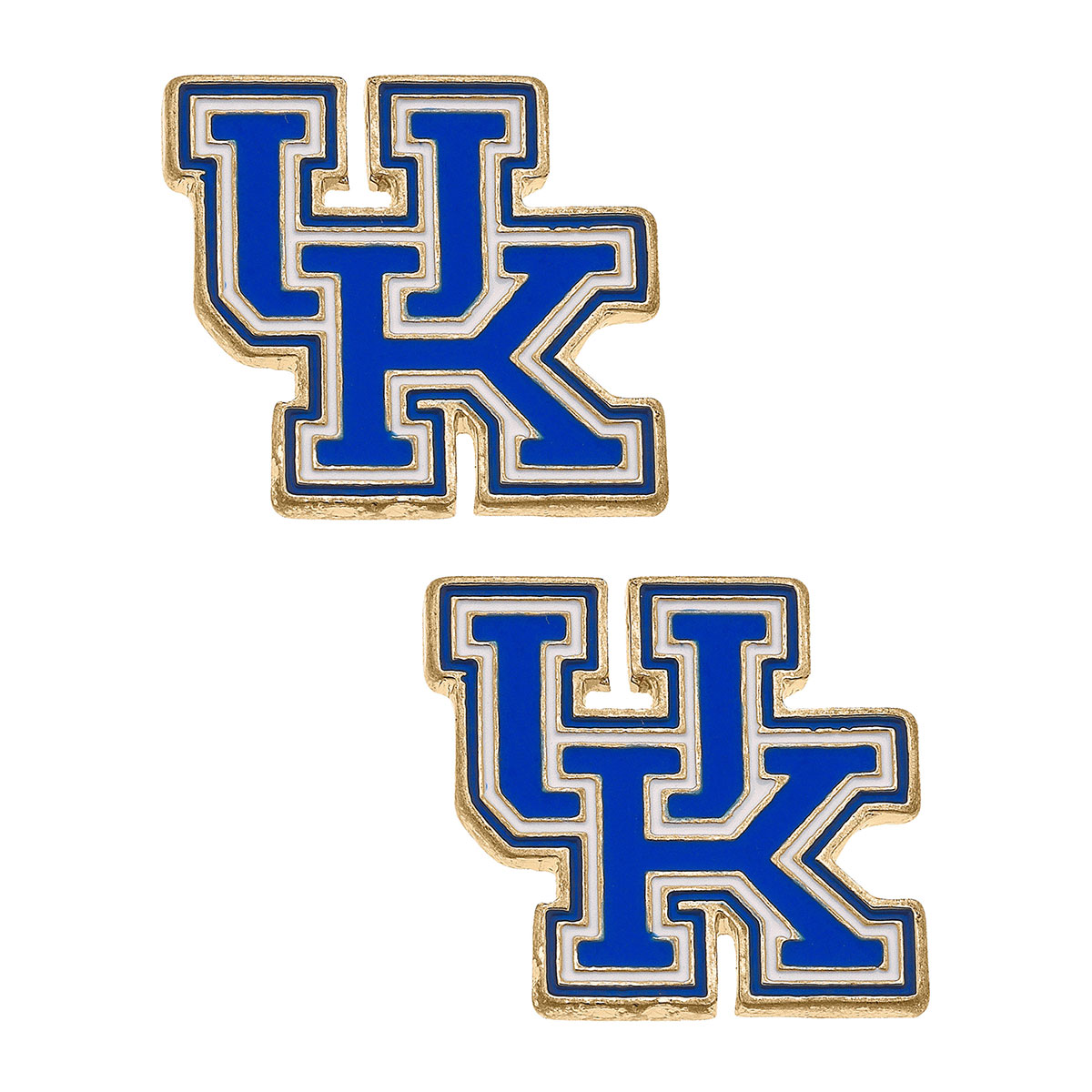 Kentucky Wildcats Pearl Hoop Earring - Two Chicks & Co. Louisville