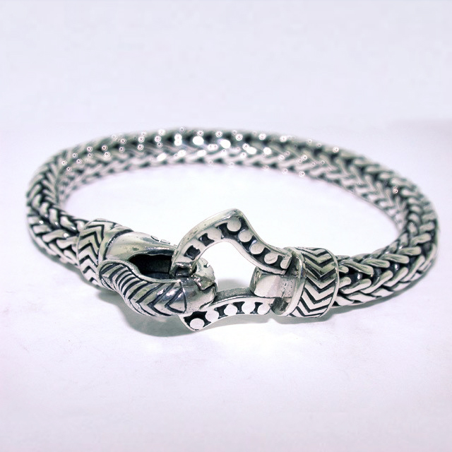 Product - 416-1-pc-of-925-bali-silver-men-bracelets-13-mm---200-mm