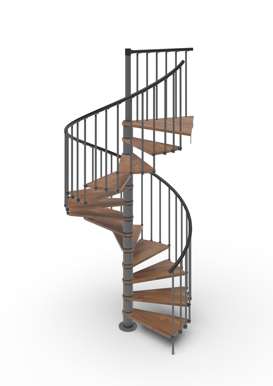 Interior Wood Spiral Staircase