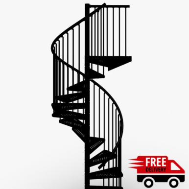 Exterior Spiral Staircase 55"