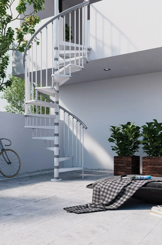 EZ140 Exterior 47" Spiral Staircase