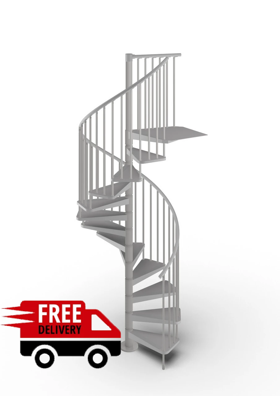 5Ft Metal Spiral Staircase (63" Diameter)