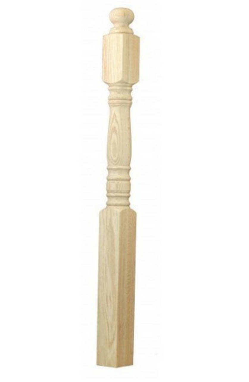 Hampton Starting Newel 3-1/2 X 47-1/2 - Red Oak