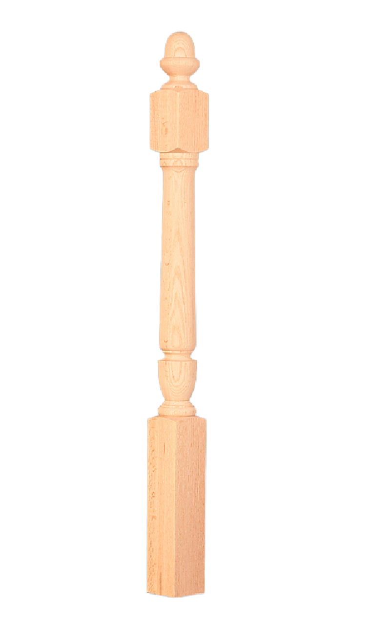 Gatlin Start Newel 3-1/2 X 48 - Red Oak