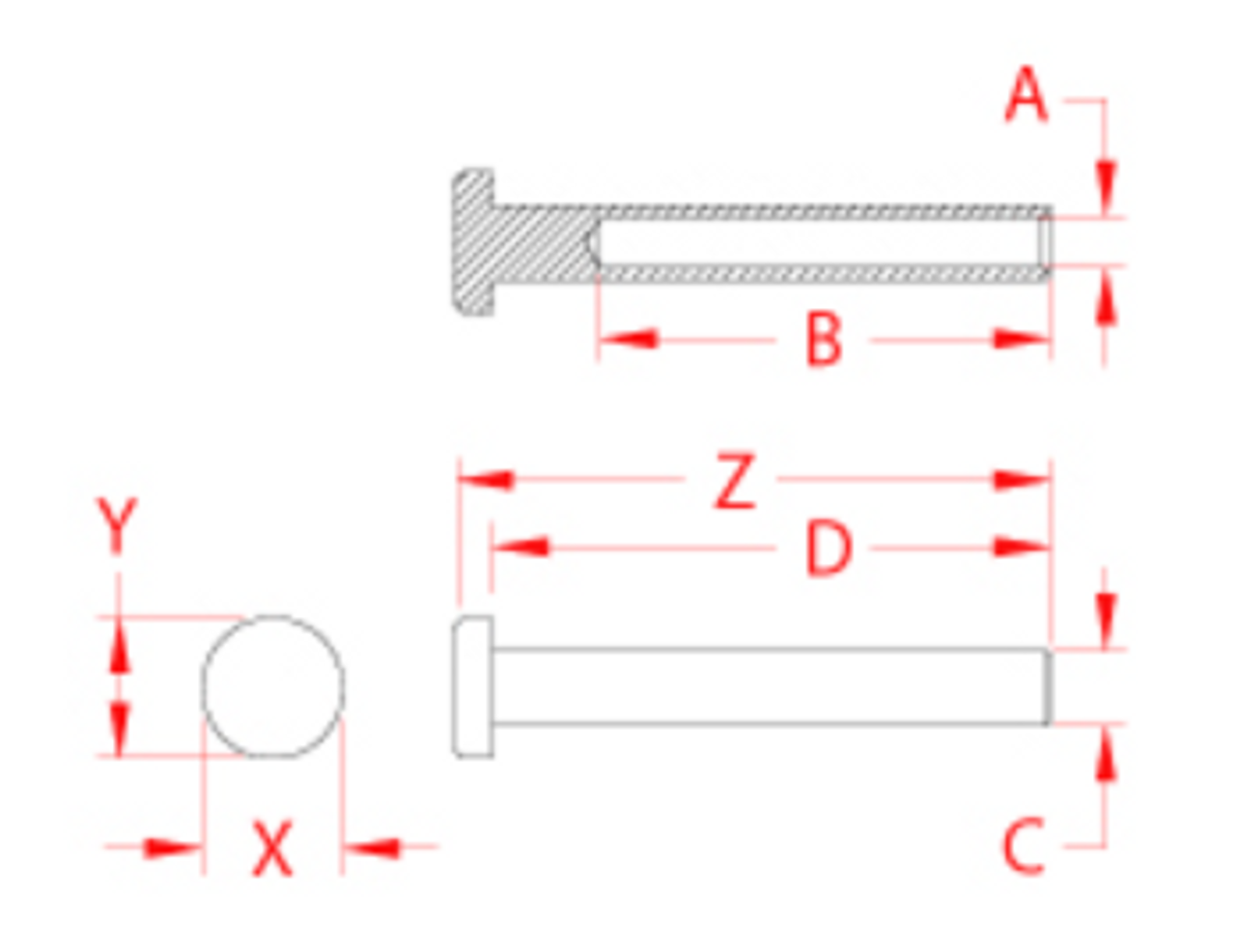 HandiSwage Termination Hex Head