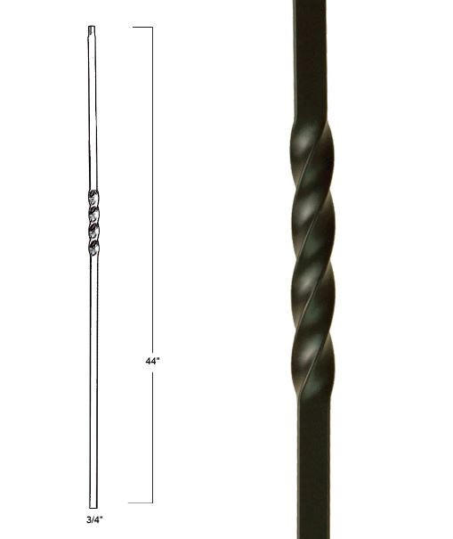 MEGA 3/4” Single Twist Baluster