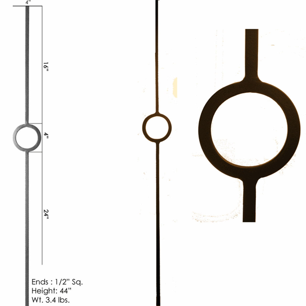 Single Circle 1/2" (Ring)