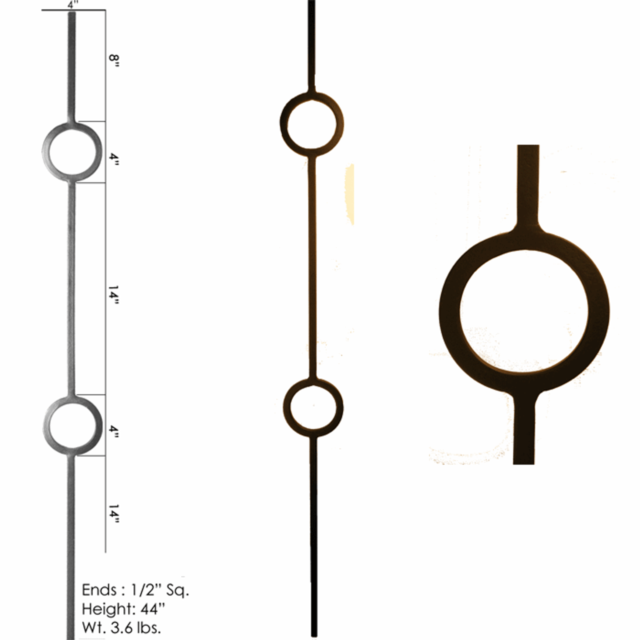 Double Circle 1/2" (2 Ring)