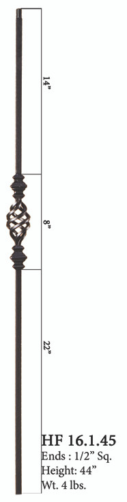 Double Knuckle Basket 1/2" Baluster