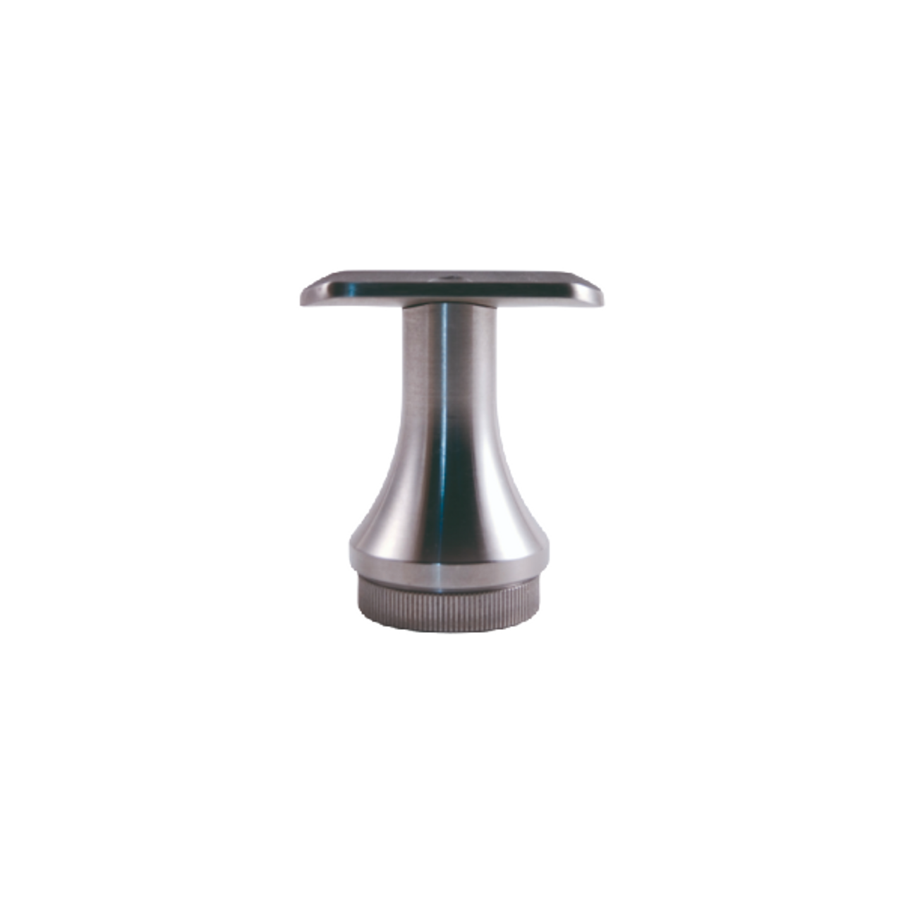 Stainless Handrail Support (Curved Saddle) Level (Round Post)