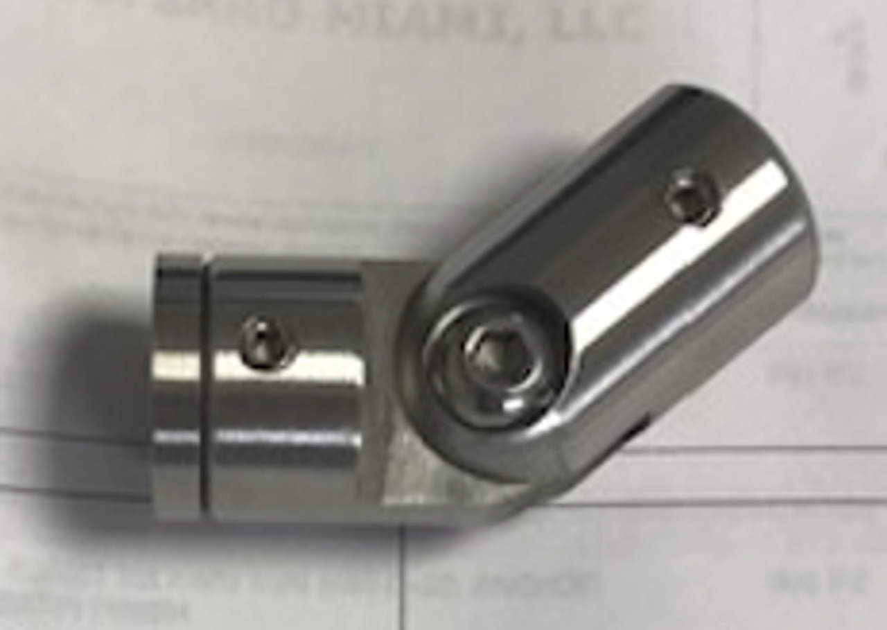 Angle connector for 1/2" Tube - Flat Surface