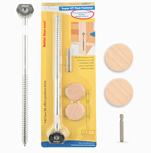 Super UT Newel Fastener with Drill Bit