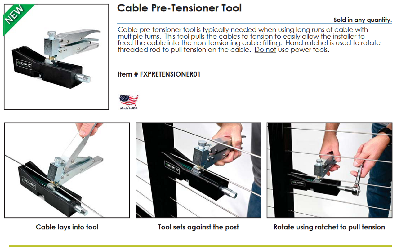 How to Tension Cable