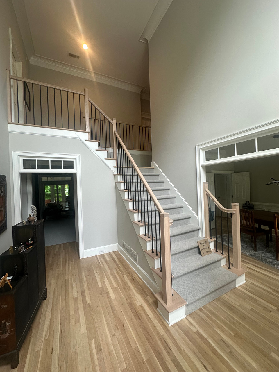 Remodel with Round Balusters