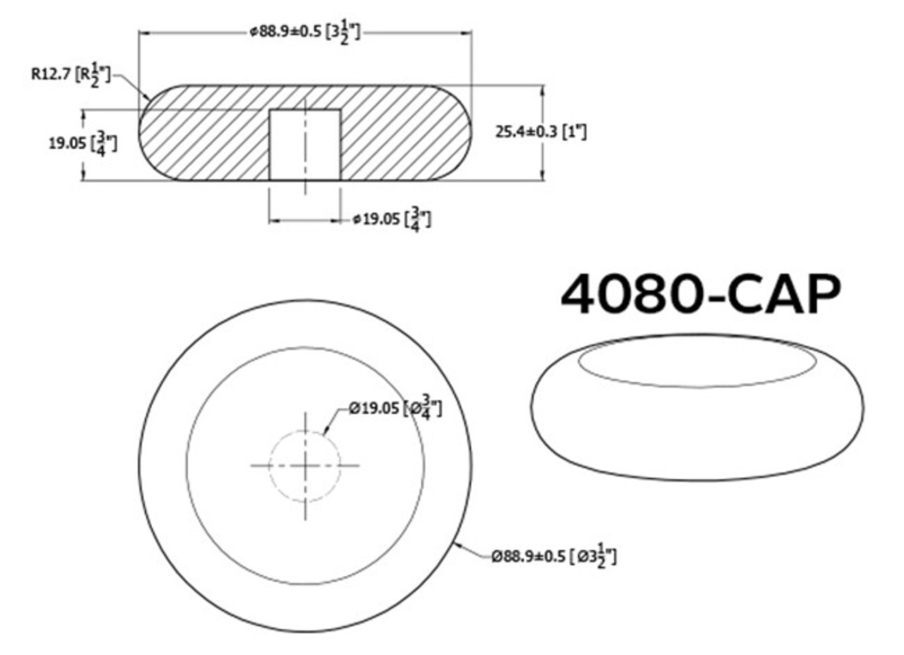 4800 Round Cap Diagram