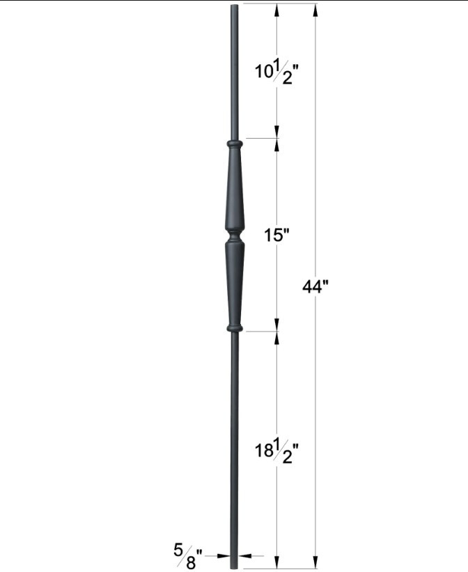 LJ 65944 Baluster Dimensions
