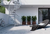 Exterior Spiral Staircase 55"