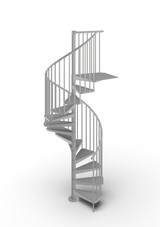 63" Interior Metal Spiral Staircase