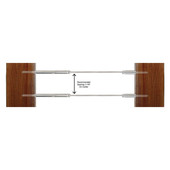 3-1/8" Recommended Cable Spacing