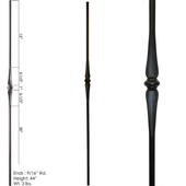 Single Spoon 9/16” Round, smooth finish